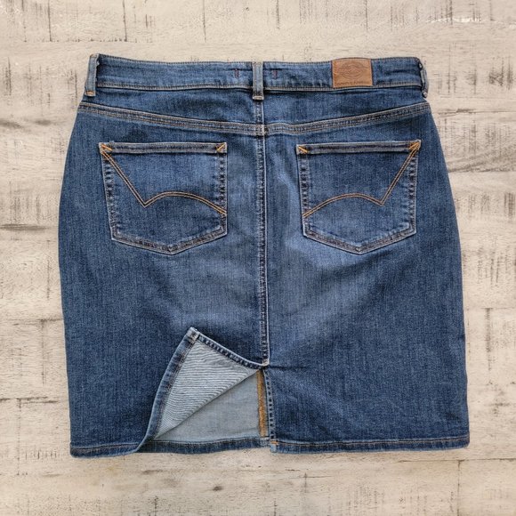 Dickies Straight Denim Skirt 12 - Picture 3 of 15